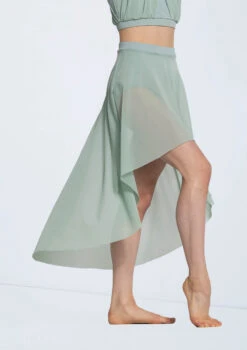 Weissman Power Mesh High-Low Skirt