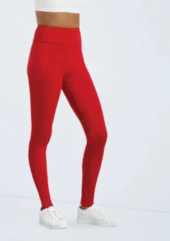 Weissman Lustre High-Waist Leggings -Capezi Dance Wear Shop SH11069 red 021 86860.1678891500
