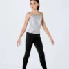 Weissman Sequin Adjustable Strap Top