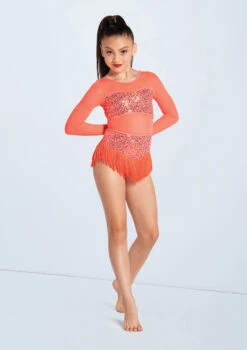 Weissman Tell Me You Love Me -Capezi Dance Wear Shop SQ13193 tangerine 015 93053.1698840541