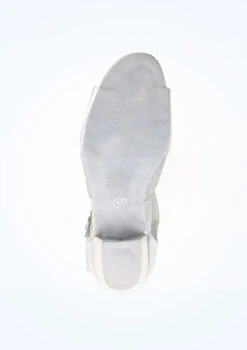 Tappers And Pointers Amber Ballroom Shoe 1 2" - Silver -Capezi Dance Wear Shop TAAMBER SOLEM SLV 60659.1678886253