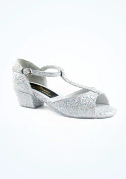 Tappers And Pointers Chelsea Ballroom Shoe 1 2" - Silver -Capezi Dance Wear Shop TACHELSEA MAIN SLV T 02242.1694687327