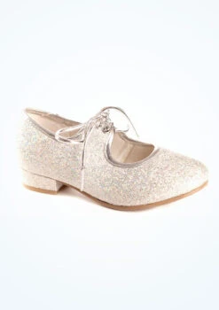Tappers & Pointers Low Heel Tap Shoe - Hologram -Capezi Dance Wear Shop TAHPT MAIN SLV T 21736.1698812043