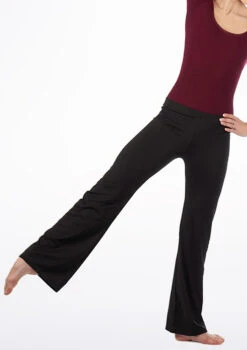 Tappers & Pointers Basic Jazz Pant -Capezi Dance Wear Shop TAJAZZ BLK FRONT 1T 78075.1698812044