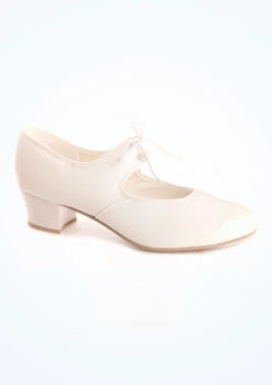Tappers & Pointers Cuban Heel Tap Shoes - White -Capezi Dance Wear Shop TAWPT MAIN WTE T 97528.1698812044