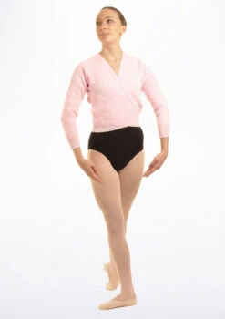 Tappers & Pointers Kids Knit Ballet Wrap -Capezi Dance Wear Shop TAXCLS MAIN PNK 73476.1683935979
