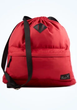 Tendu Luxury Satin-Look Drawstring Bag 11 Tendu Luxury Satin-Look Drawstring Bag -Capezi Dance Wear Shop TET1059 RED FRONT 2 10481.1678886551