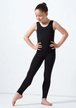 Alegra Tasha Girls Sleeveless Catsuit -Capezi Dance Wear Shop al c5225 alegra tasha girls sleeveless catsuit black front T 47326.1690534006