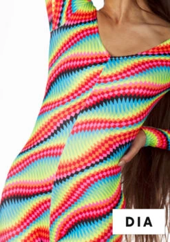 Alegra Girls Patterned Blaine Catsuit -Capezi Dance Wear Shop al c5290 p alegra girls patterned blaine catsuit colour swatch no6 29130.1678871783