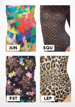 Alegra Girls Patterned Rhona Unitard -Capezi Dance Wear Shop al c5291 alegra girls patterned rhona unitard colour swatch 32945.1678871812