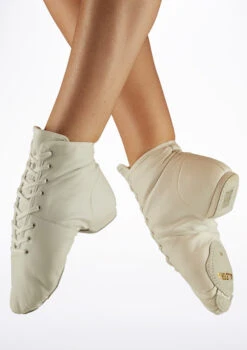 Alegra Split Sole Jazz Boot -Capezi Dance Wear Shop al j0016 alegra split sole jazz boot white front 73119.1692659977