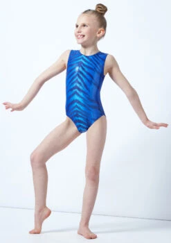 Alegra Girls Bengal Sleeveless Gymnastics Leotard