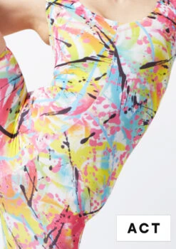 Alegra Girls Patterned Crop Leggings -Capezi Dance Wear Shop al p5206 p alegra girls patterned crop leggings colour swatch no4 20773.1678876125