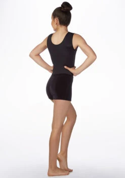 Alegra Girls Velour Gymnastics Shorts -Capezi Dance Wear Shop al r5927 alegra girls velour gymnastics shorts black back 07865.1678877614