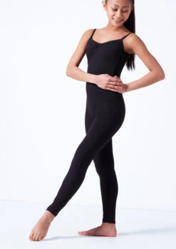 Alegra Teen Camisole Catsuit -Capezi Dance Wear Shop alc5125 black front t 87024.1695684287