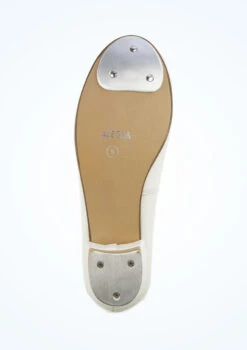 Alegra Tie Front Tap Shoe - White -Capezi Dance Wear Shop alh0022 white bottom 1 37854.1678872532