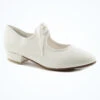 Alegra Tie Front Tap Shoe - White