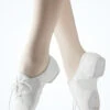Alegra Basic Split Sole Jazz Shoe - White