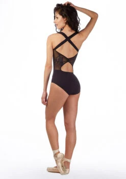 Ballet Rosa Cross Back Embroidered Leotard -Capezi Dance Wear Shop anette ballet rosa cross back embroidered leotard black back no3 56655.1678926632