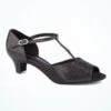 So Danca T-Strap Sparkle Open Toe Ballroom Shoe 1.5"