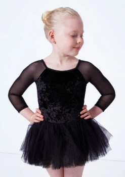 Bloch Girls Kelsey Tutu Leotard -Capezi Dance Wear Shop blcl0249 black close up front 84022.1675901673