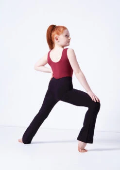 Bloch V-Front Coupe Jazz Pants -Capezi Dance Wear Shop blcp5453 black back 00264.1689290314