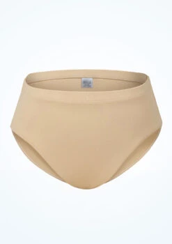 Bloch Girls Zaniah High Waist Brief -Capezi Dance Wear Shop blcr3394 sand front 24522.1691450416