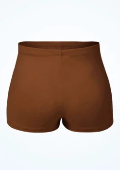 Bloch Girls Starr High Waist Shorts -Capezi Dance Wear Shop blcr3794 coffee back 29954.1691450417