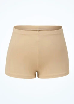 Bloch Girls Starr High Waist Shorts -Capezi Dance Wear Shop blcr3794 sand front t 16036.1698711683