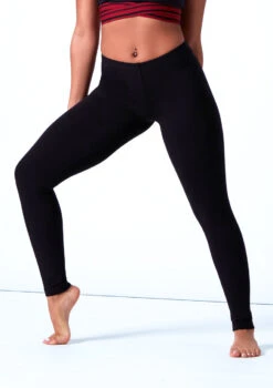 Bloch Footless Leggings -Capezi Dance Wear Shop blp3958 black front t 18813.1698799651