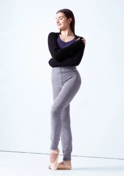 Bloch Lydia Knit Shoulder Shrug -Capezi Dance Wear Shop blz0979 black front 4 53244.1678881337