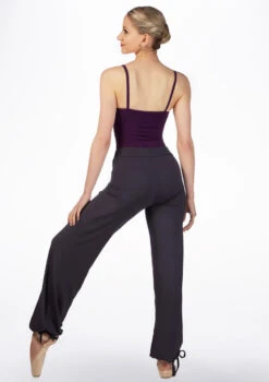 Ballet Rosa Adjustable Bamboo Pants -Capezi Dance Wear Shop br ayana ballet rosa adjustable bamboo pants grey back 75488.1678926671