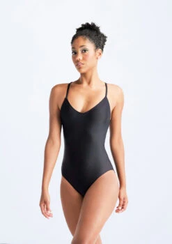 Ballet Rosa Alba Camisole Lace Leotard -Capezi Dance Wear Shop bralba black front 1 23717.1686158489