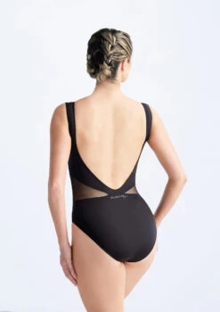 Ballet Rosa Danna Mesh Tank Leotard -Capezi Dance Wear Shop brdanna black back 39055.1686159012