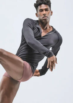 Ballet Rosa Mens Kyros Long Sleeve Hoody -Capezi Dance Wear Shop brkosal black frontmain 1t 33229.1698803367