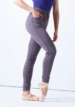 Ballet Rosa Drawstring Cuffed Pants -Capezi Dance Wear Shop brlazuli grey front t 55683.1698803368