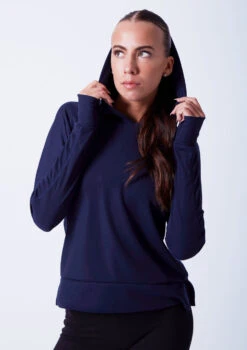 Ballet Rosa Warm Up Hoodie 9 Ballet Rosa Warm Up Hoodie -Capezi Dance Wear Shop brolivine blue close up front 50231.1678926912