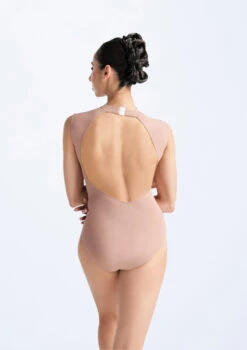 Ballet Rosa Paris Embroidered High Neck Leotard -Capezi Dance Wear Shop brparis nude back 10142.1686007154
