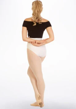 Capezio Soft Knit Dance Sweater -Capezi Dance Wear Shop ca 11383w capezio soft knit dance sweater black back 71264.1678927026