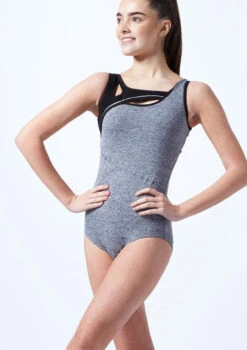 Capezio Teen Cut Out Tank Leotard -Capezi Dance Wear Shop ca 11649t capezio teen cut out tank leotard grey front thumbnail T 14469.1698804503
