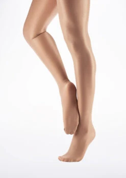 Capezio Shimmer Footed Dance Tights - Suntan