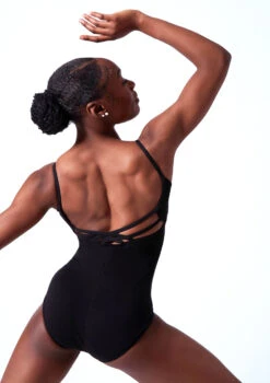 Capezio V Neck Camisole Leotard 8 Capezio V Neck Camisole Leotard -Capezi Dance Wear Shop cacc102 black close up back 83387.1678927173