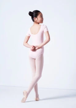 Capezio Class Kids Short Sleeve Leotard -Capezi Dance Wear Shop cad400c pink back 37088.1689290966