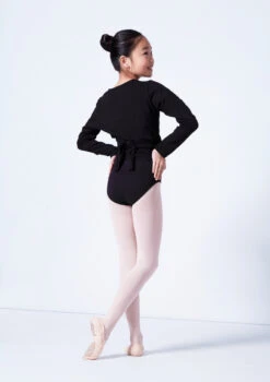 Capezio Class Kids Crossover Ballet Wrap -Capezi Dance Wear Shop cad850c black back 75044.1689290835