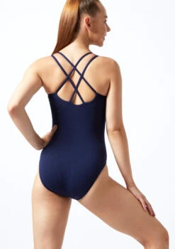 Capezio Double Strap Leotard -Capezi Dance Wear Shop cc123 capezio double strap leotard blue back thumbnail T 99143.1698805298