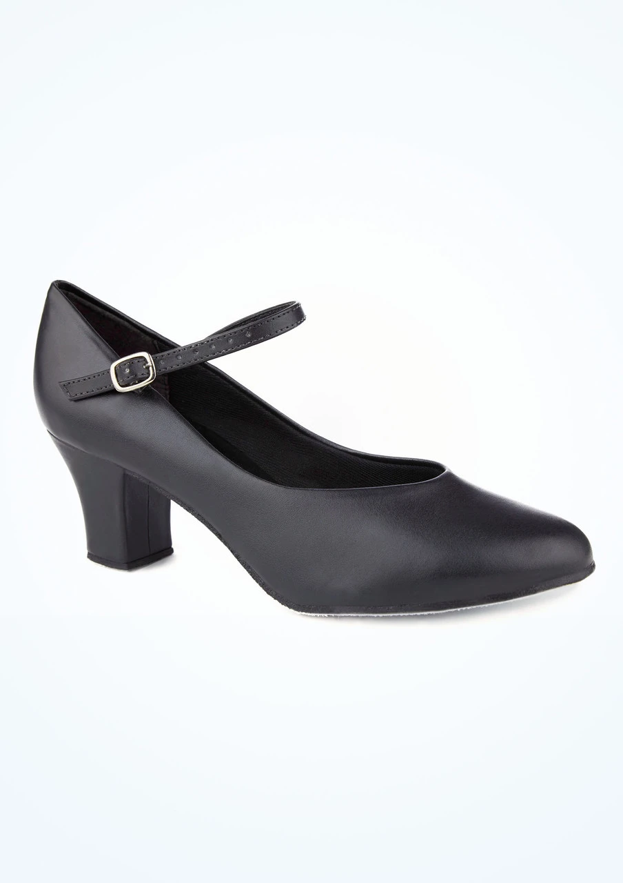 So Danca Character & Ballroom Shoe 2" - Black 4 So Danca Character & Ballroom Shoe 2" - Black - Image 4