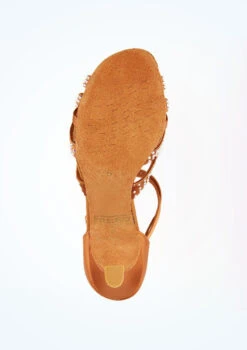 Freed Dina Swarovski Crystal Latin Shoe - 3" - Tan 6 Freed Dina Swarovski Crystal Latin Shoe - 3" - Tan -Capezi Dance Wear Shop dinap freed dina swarovski crystal latin shoe 3 tan brown sole 76540.1678927663