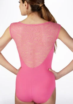 So Danca Floral Lace Back Leotard -Capezi Dance Wear Shop e 10946 so danca floral lace back leotard pink back 31677.1678885631