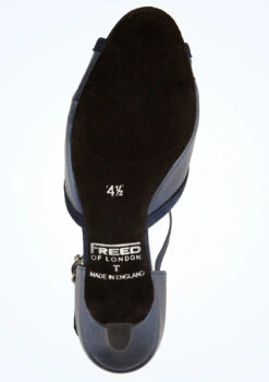 Freed Dancesteps Francis Ballroom Shoe- 2" - Black -Capezi Dance Wear Shop frfrancis blu bottom 1 14372.1678927709