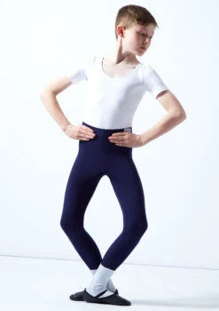 Freed Mens RAD Stirrup Tights -Capezi Dance Wear Shop frr317p navy front 2 39773.1676420536